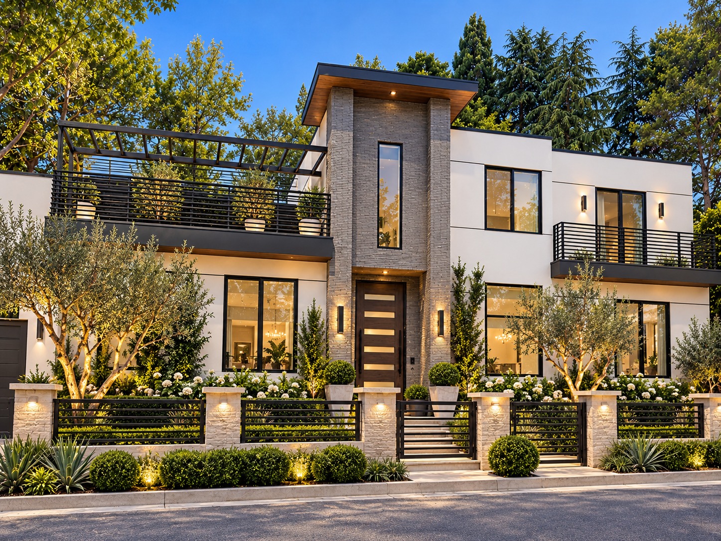 Bel Air New Residence landscaped exterior