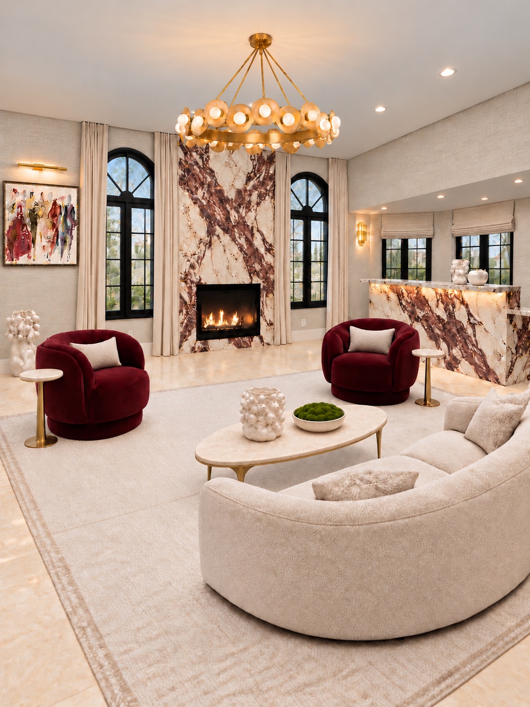 Beverly Hills Residence living room