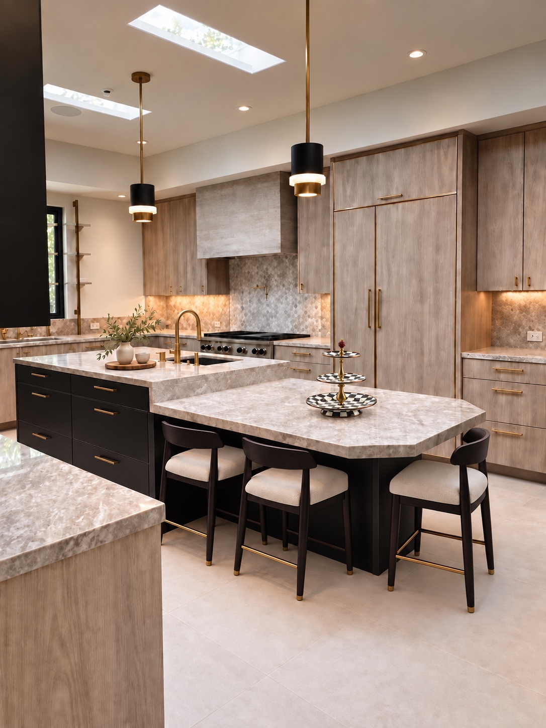 Kitchen and breakfast table