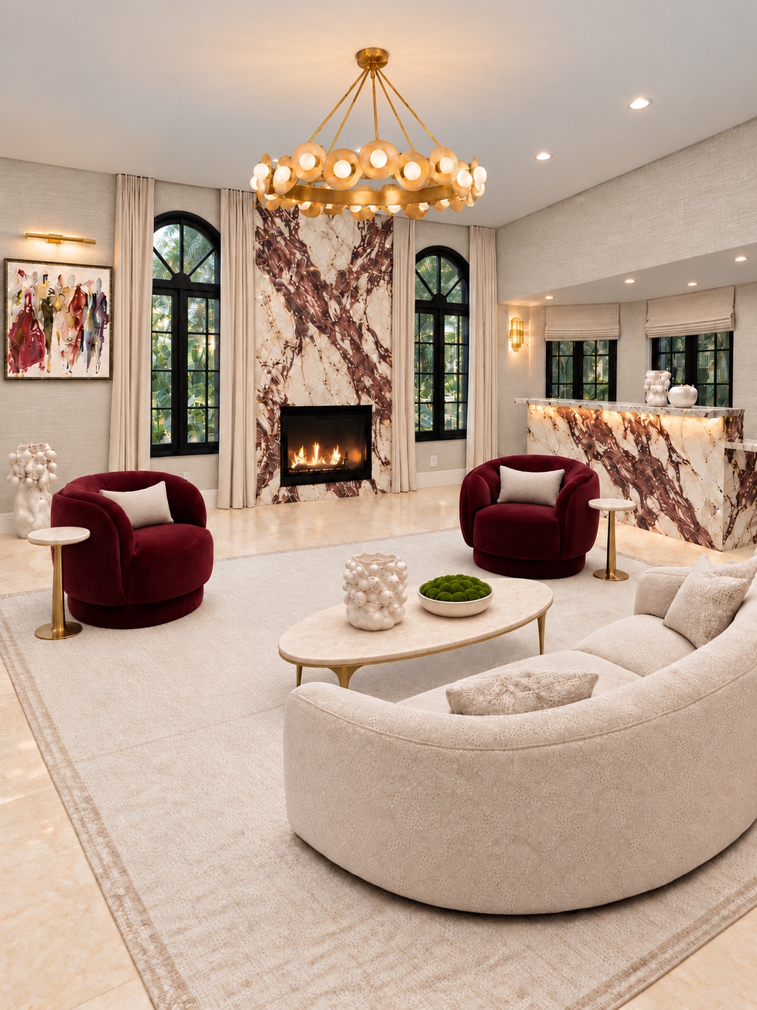 Beverly Hills Residence living room